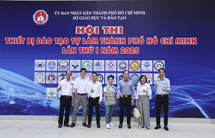 TDC mang 03 mô hình dự thi Hội thi Thiết bị đào tạo tự làm Thành phố Hồ Chí Minh năm 2025